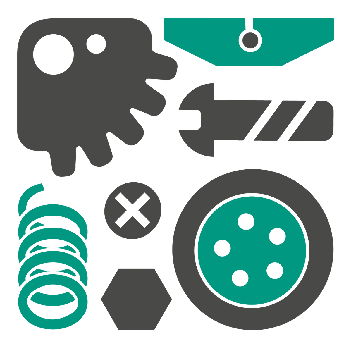 Narrow saddle clamp, complete  3750 - Image