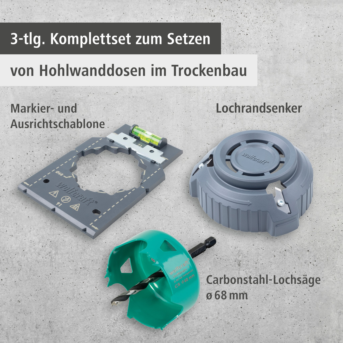 “Installing Hollow Wall Boxes” Success Kit (de)
