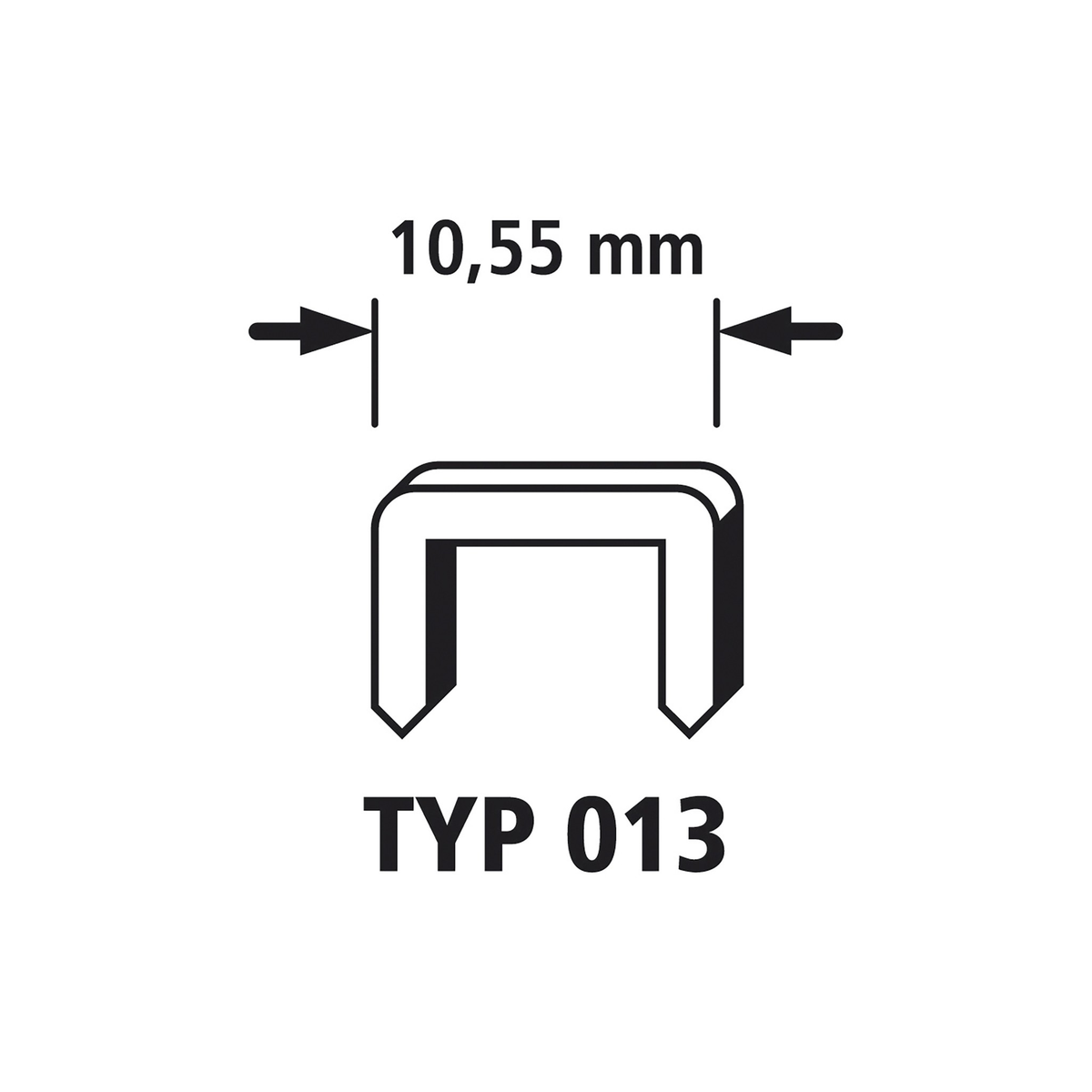 Broad Back Staples, Type 013