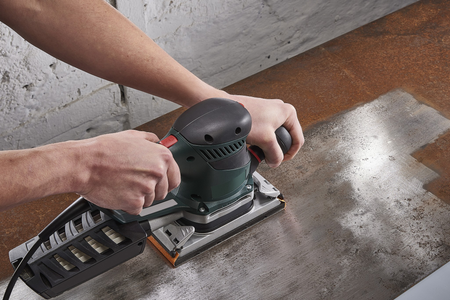 8 Easy-Fix Sanding Sheets for Wood/Metal, 93 x 230 mm