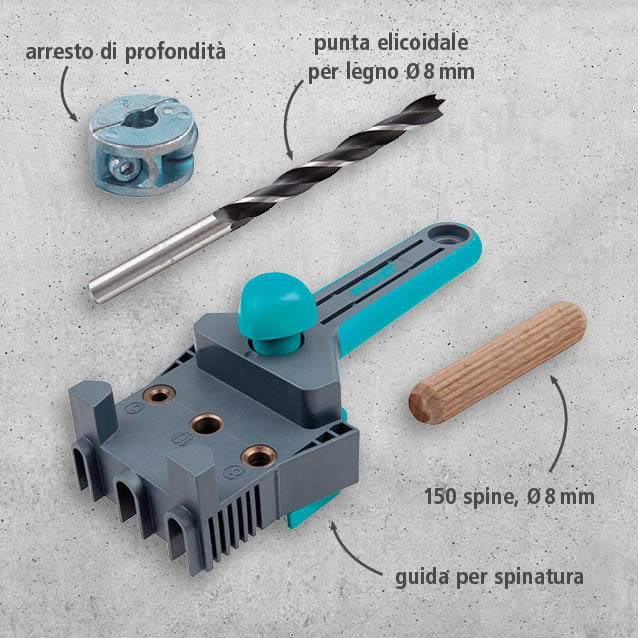 Project Set for Making Dowel Joints (it)