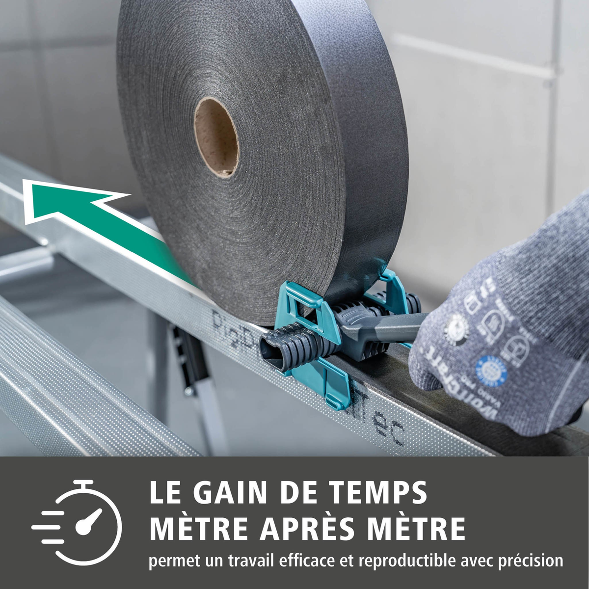Drywall Installation Aid for Sealing Tapes (fr)