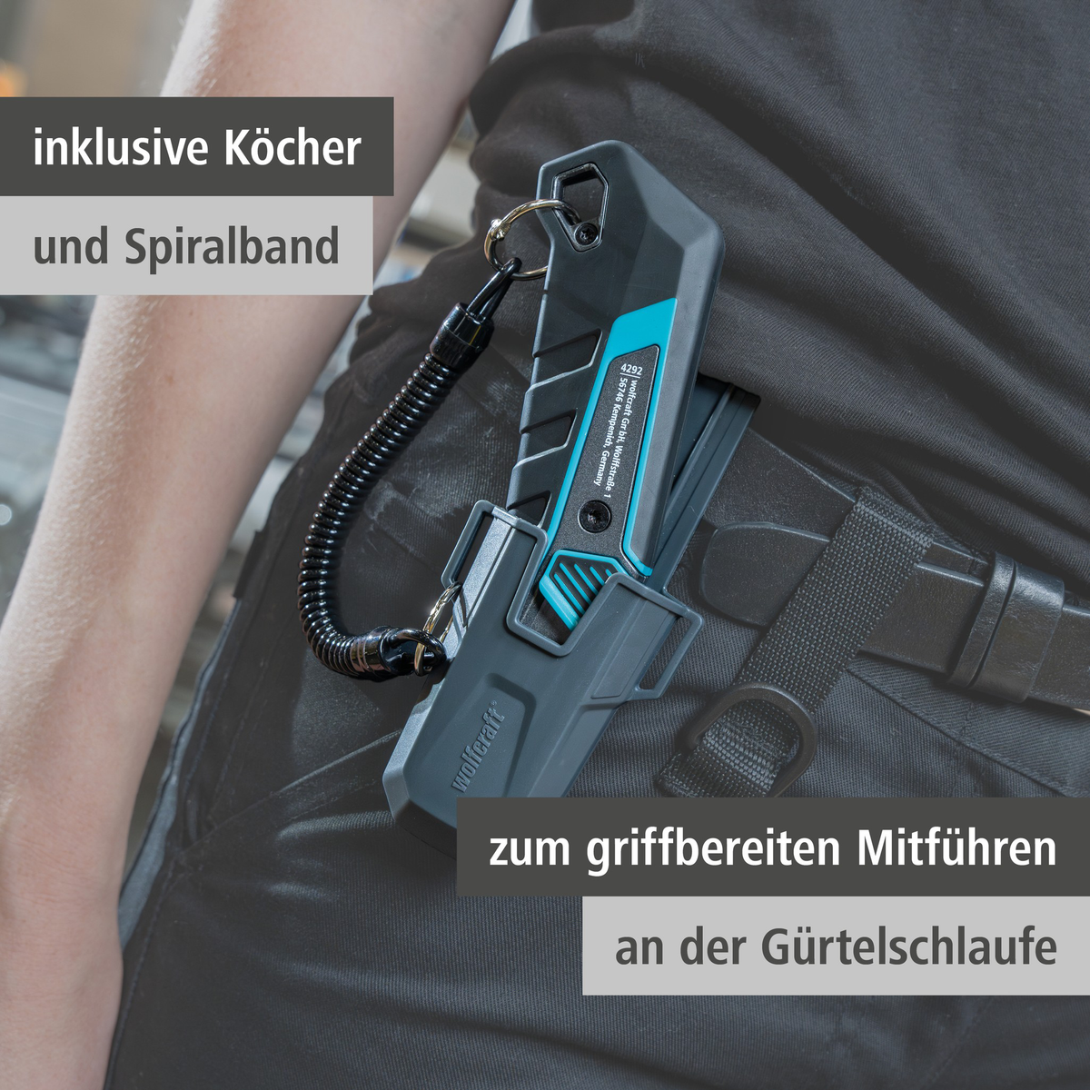 PRO SAFETY Trapezium Blade Knife Set With Sheath (de)