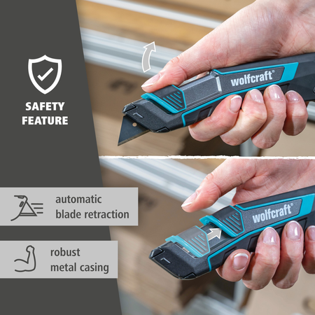 PRO SAFETY Trapezium Blade Knife Set With Sheath (en)