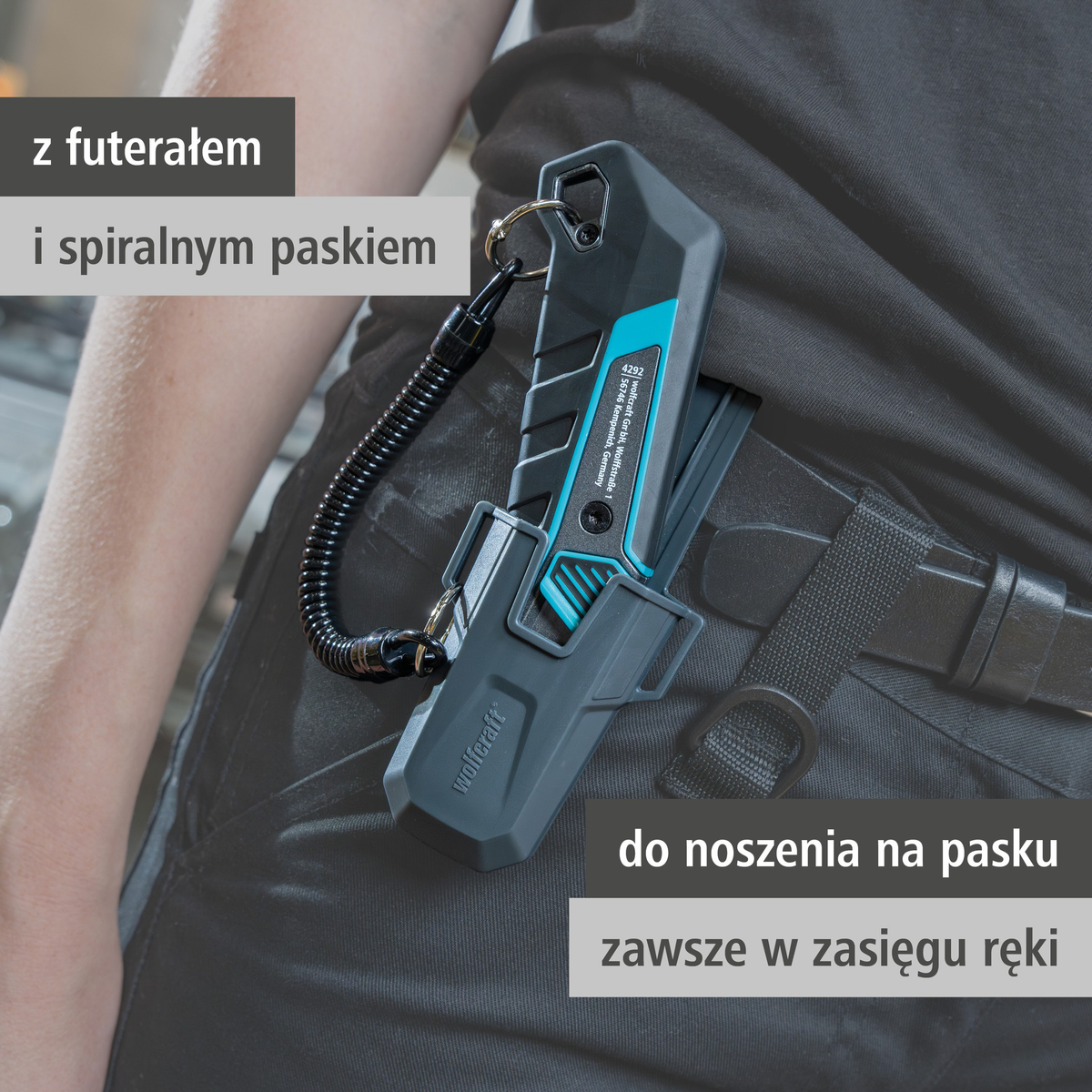 PRO SAFETY Trapezium Blade Knife Set With Sheath (pl)
