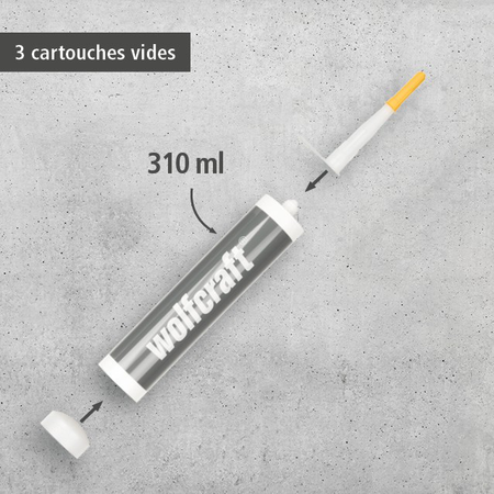 3 Empty Cartridges (fr)