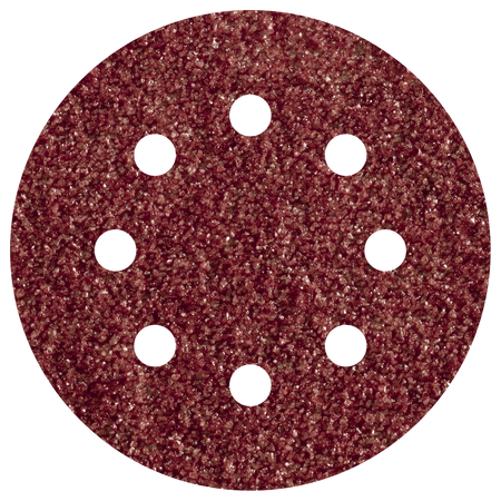 5 Easy-Fix Sanding Discs for Wood/Metal, Ø 115 mm, grain 80