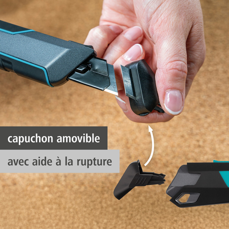 Snap-Off Blade Knife PRO SAFETY, 18 mm (fr)