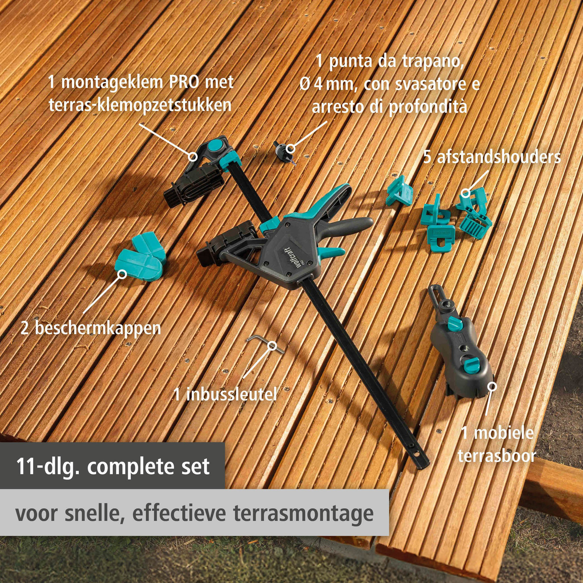 PRO Deck Building Set, 11 pcs. (nl)