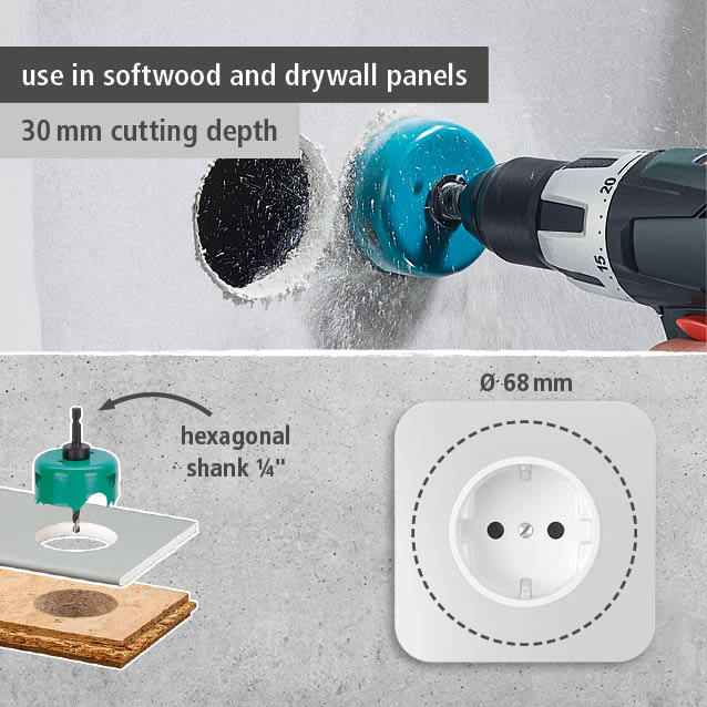 “Installing Hollow Wall Boxes” Project Set, Ø 68 mm (en)