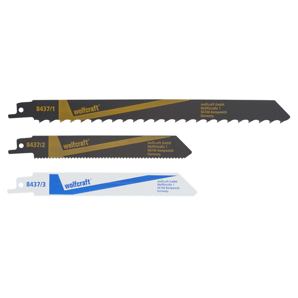 Sabre Saw Blade Set 3 Pcs. - Image 1