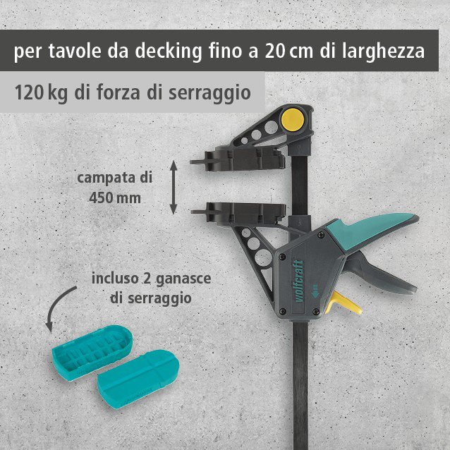 Installation Clamp for Deck Boards (it)