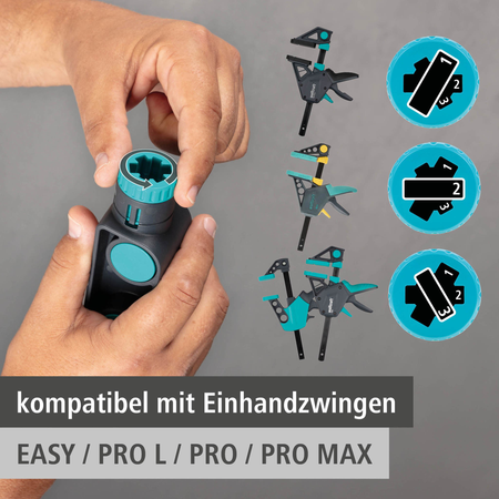 One-Hand Clamp Connector (de)