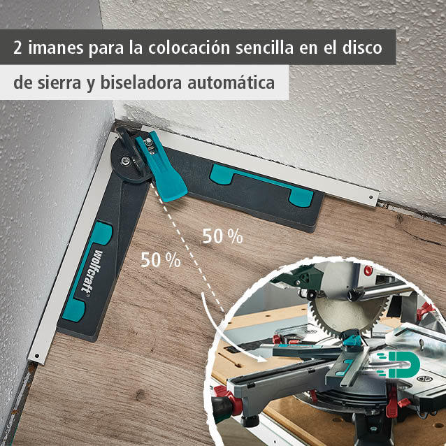 Angular Bevel Gauge for Mitre Saws (es)