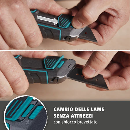 PRO SAFETY Trapezium Blade Knife Set With Sheath (it)