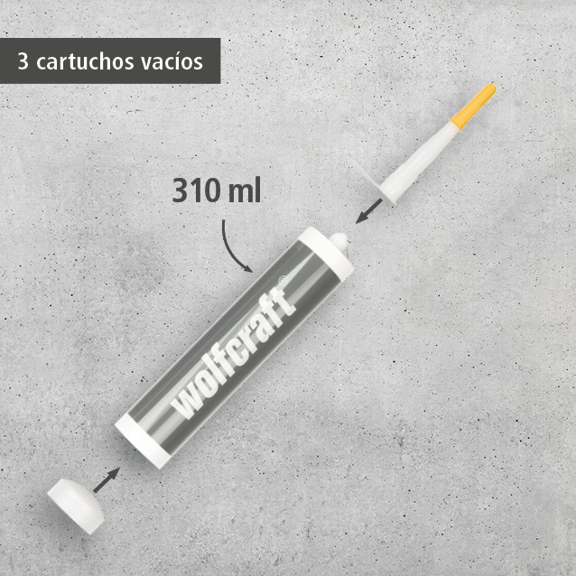 3 Empty Cartridges (es)