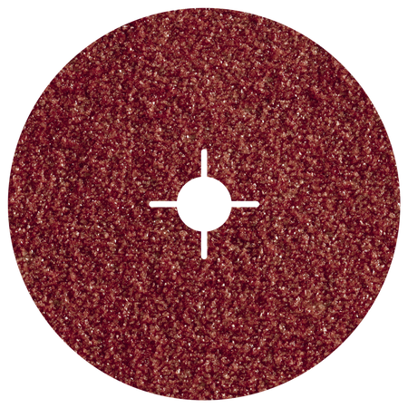 5 Fibre Sanding Discs for metal, Ø 115 mm, grain 100