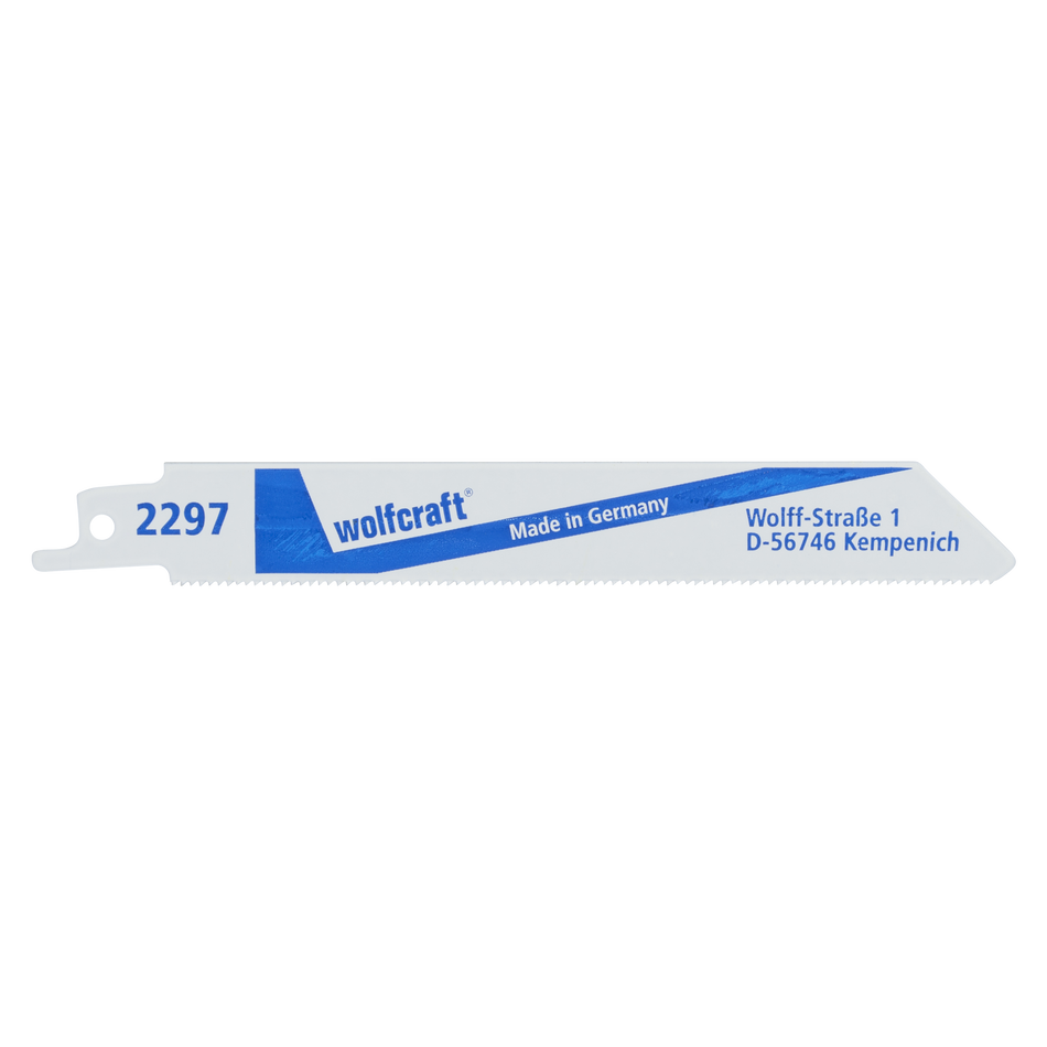 BIM Sabre Saw Blades, stainless steel, fine flush cut - Image 1