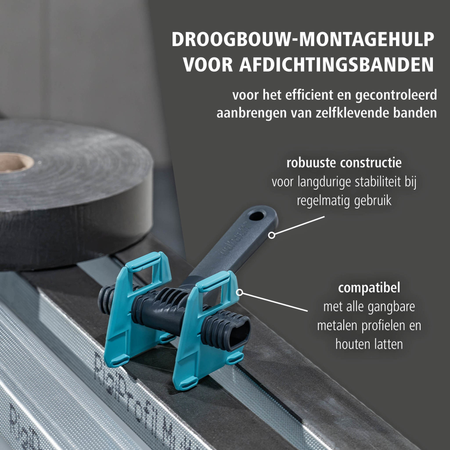 Drywall Installation Aid for Sealing Tapes (nl)