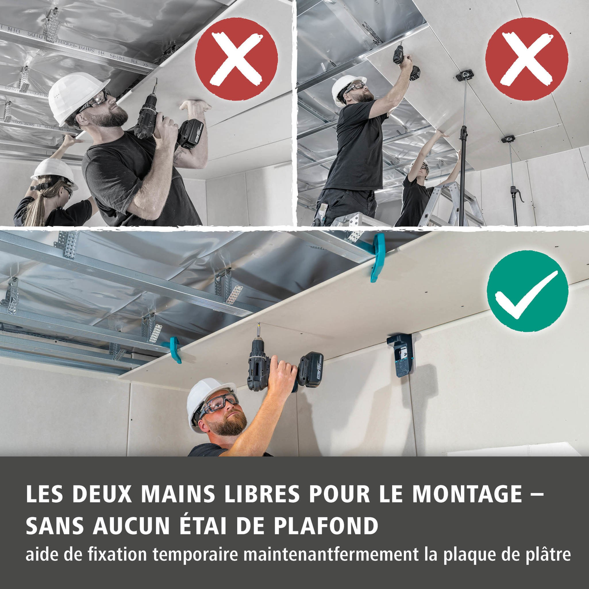 Drywall Installation Set for Ceiling Panels (fr)