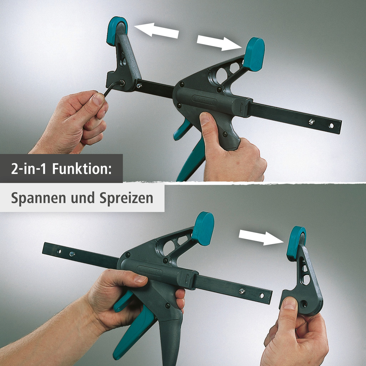 2 EHZ Miniature One-Hand Clamps2 MINI One-Hand Clamps (de)