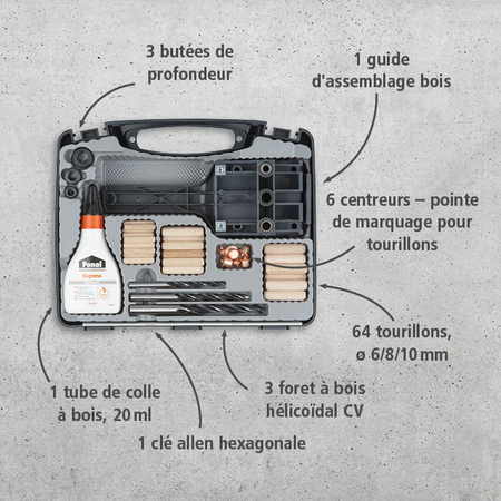 Universal Dowelmaster Set (fr)