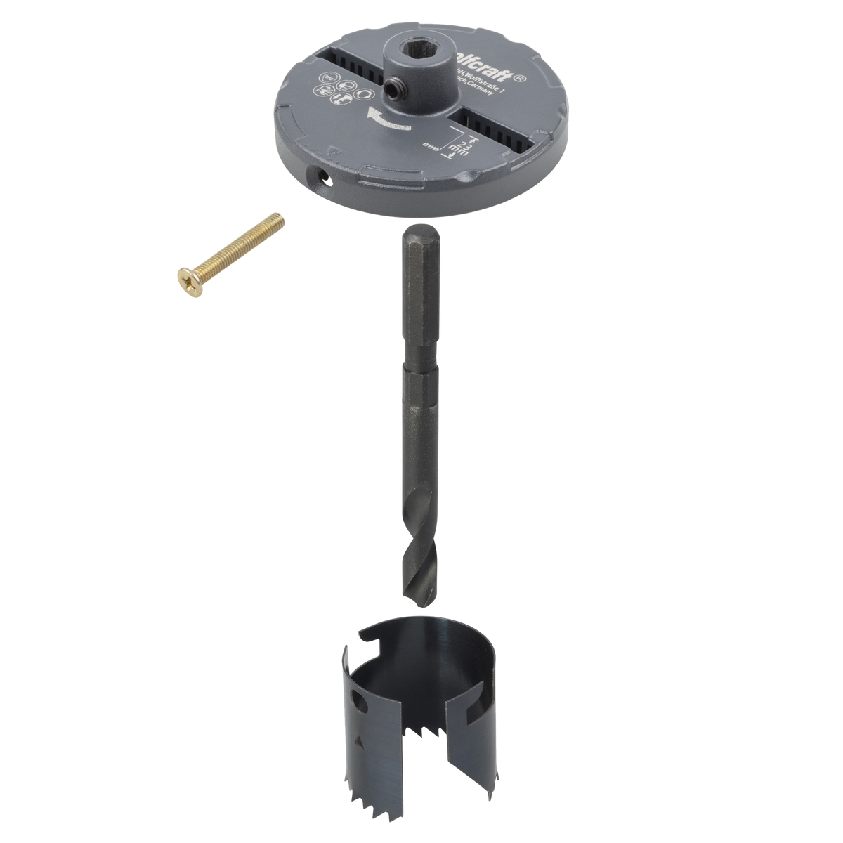 Hole Saw for Ceiling Lights, Ø 40-65 mm