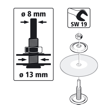 Mandrel for Ø 13 mm Hole - Image 2