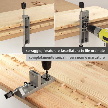 Universal Wood Dowel Joiner Set (it)
