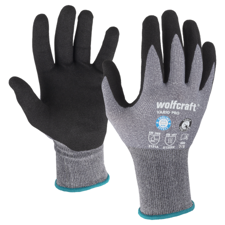 VARIO PRO Work Gloves, 1 Pair, Size 7 (S)
