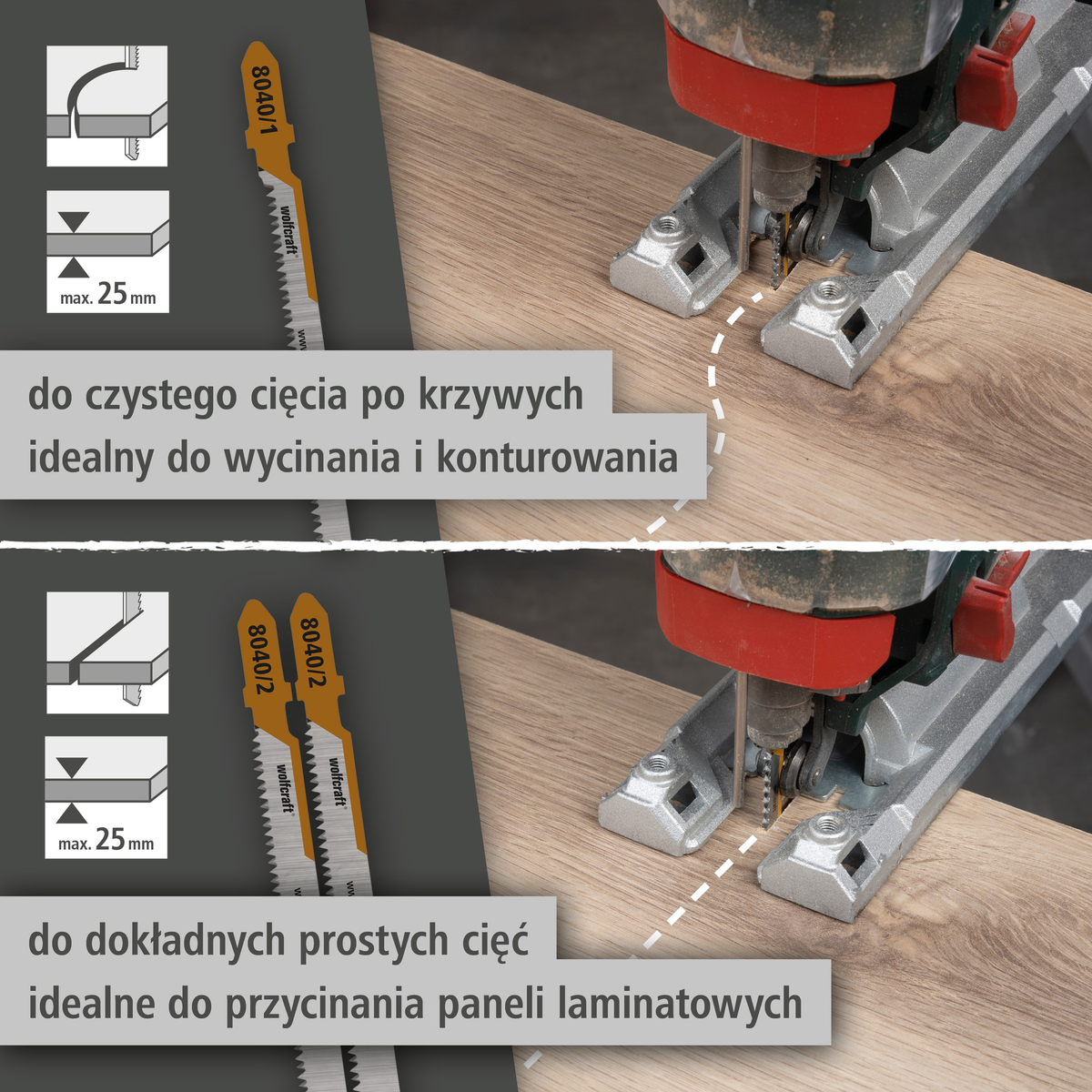 Jigsaw Blade Project Set for Laminate, 3 Pcs. (pl)