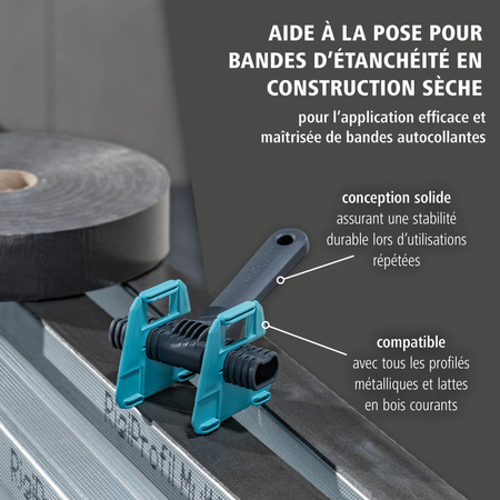 Drywall Installation Aid for Sealing Tapes (fr)