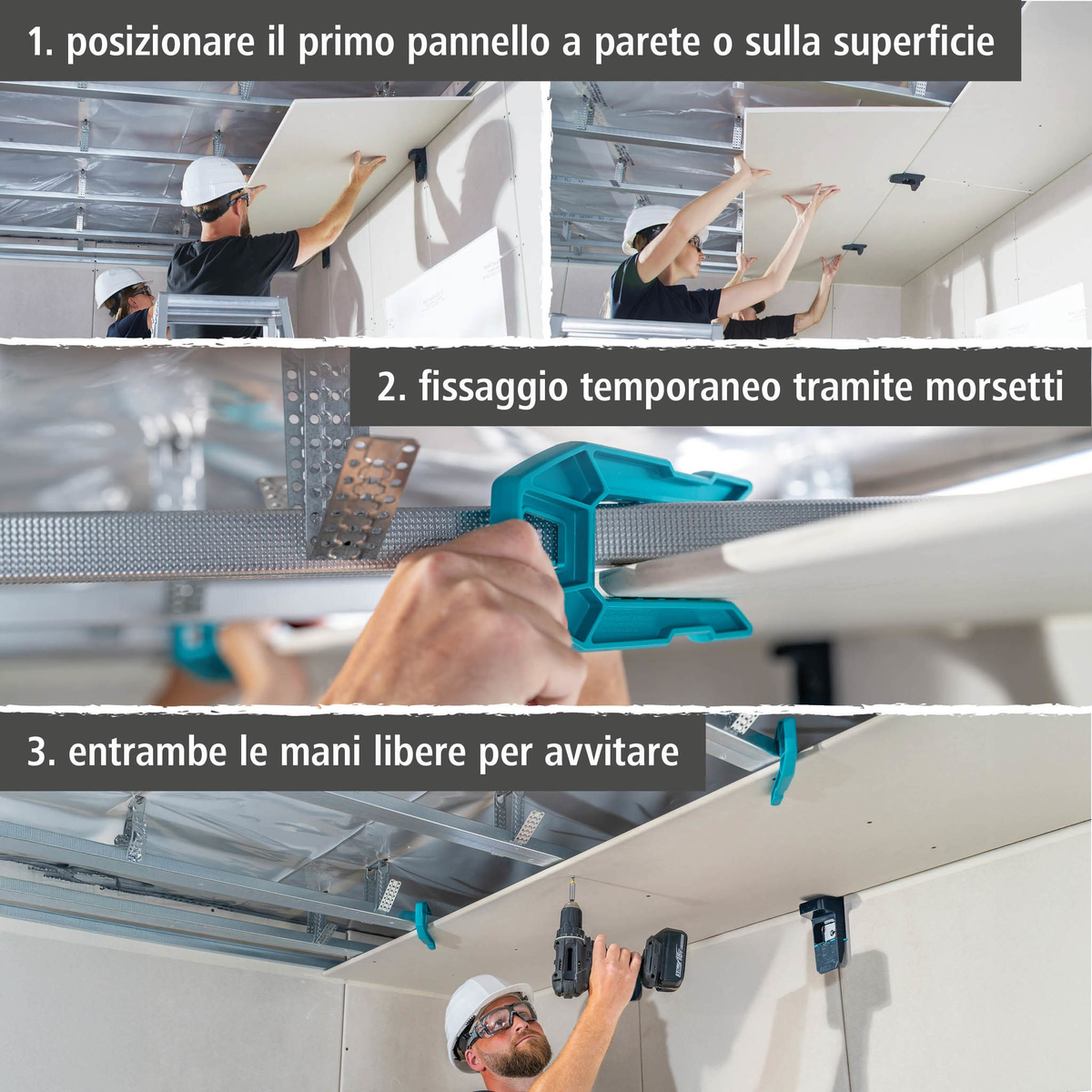 Drywall Installation Set for Ceiling Panels (it)
