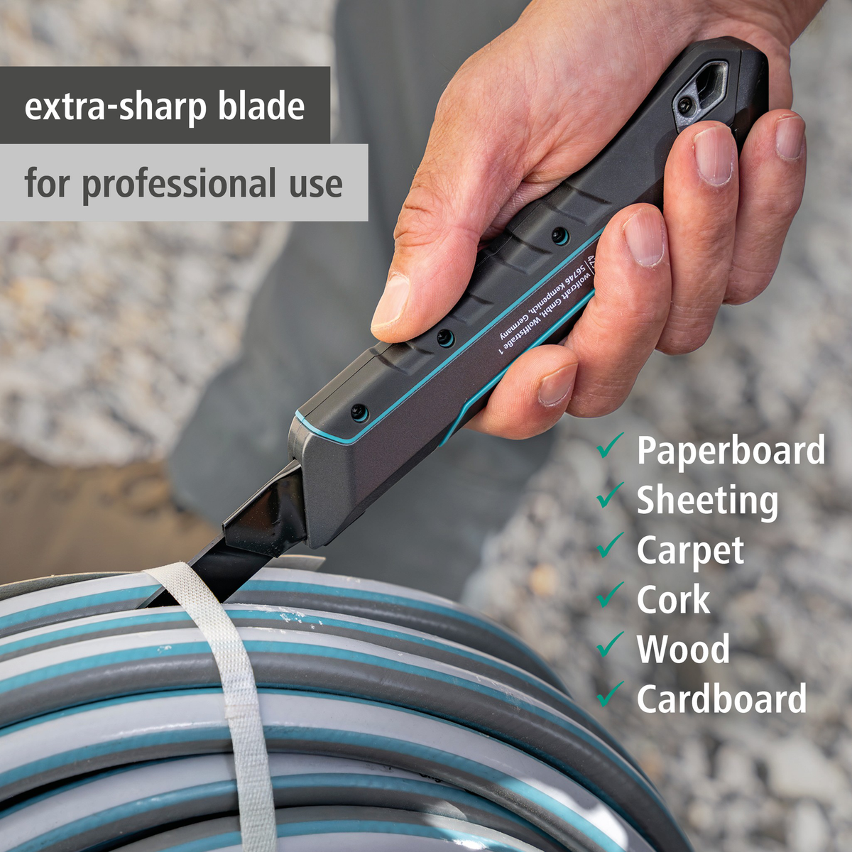 Snap-Off Blade Knife PRO SAFETY, 18 mm (en)