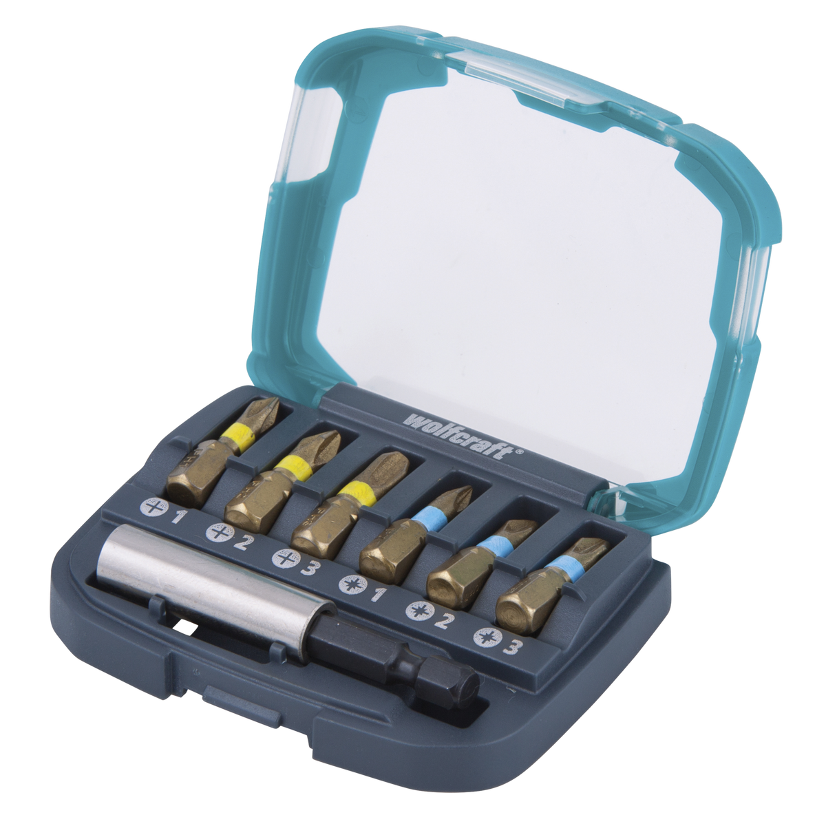 Diamond Bit box, Crosshead (PH/PZ), 7 pcs. - Image 1