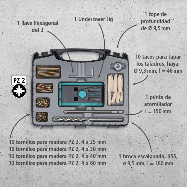 Undercover Jig Set PZ, 55 pcs. (es)