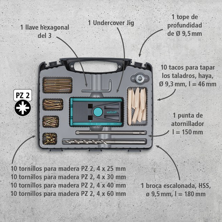 Undercover Jig Set PZ, 55 pcs. (es)