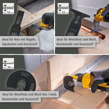 Multi-Tool Set for Demolition Work, 3 Pcs. (de)
