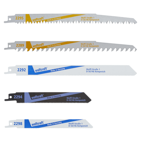Sabre Saw Blade Set 5 Pcs. - Image 1